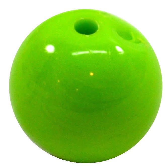 20mm Lime Green Acrylic Bubblegum Beads