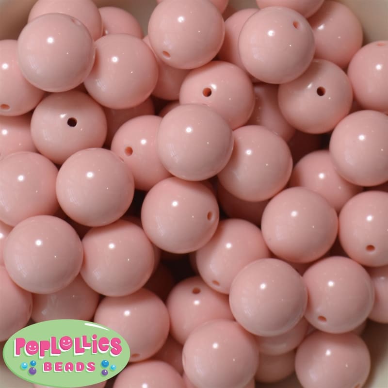 20mm Shell Acrylic Bubblegum Beads Bulk
