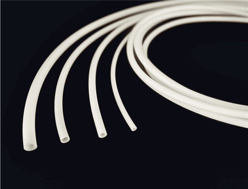 2mm x 4mm PTFE Tubing 500 ft., durable and chemical-resistant, ideal for fluid transfer and industrial applications