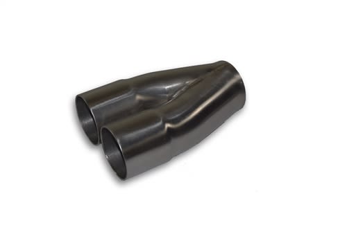 2 into 1 Slip on Merge Mild Steel Exhaust Collector 2 into 1 Slip on Merge Mild Steel Exhaust Collector