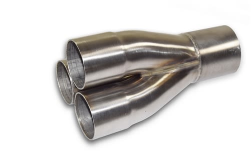 2 3/8" Primary 3 into 1 Straight Exit Merge Collector