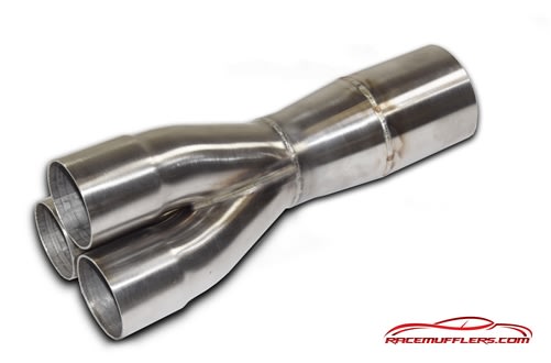 2 1/8" Primary 3 into 1 Transitional Exit Merge Collector