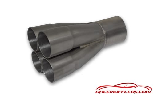 2 1/8" Primary 4 into 1 Straight Exit Merge Collector 2 1/8" Primary 4 into 1 Straight Exit Merge Collector
