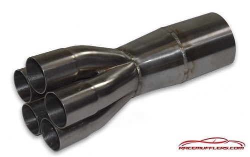 5 into 1 Mild Steel Transitional Exit Merge Collector