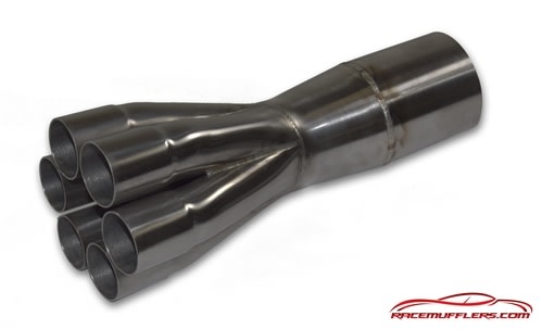 6 into 1 Mild Steel Transitional Exit Merge Collector 6 into 1 Mild Steel Transitional Exit Merge Collector