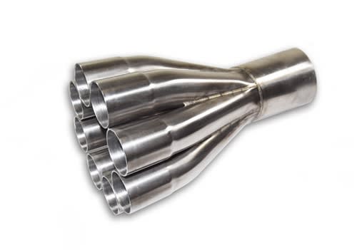 1 1/2" Primary 8 into 1 Straight Exit Merge Collector