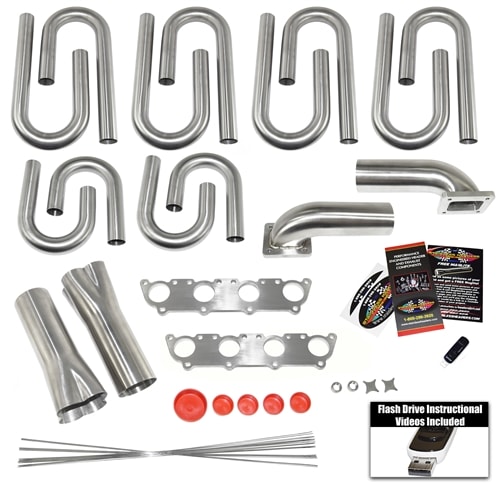 Audi RS6 4.2L Custom Turbo Header Build Kit