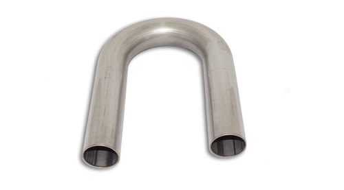2 1/8" 180 Degree 2.5" CLR 321 Stainless Bend