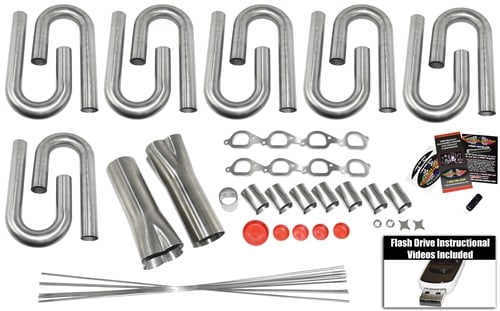 Big Block Chevy "D-Port" Custom Header Build Kit