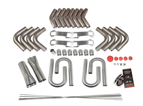 Chevy 348/409 Custom Fender Exit Header Kit