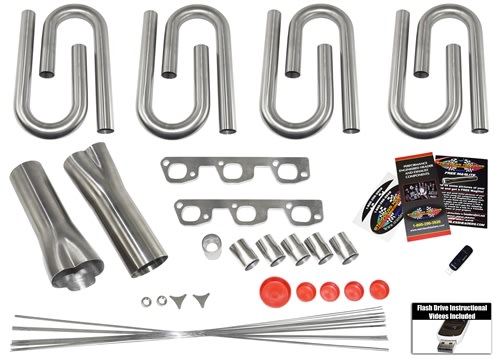Jeep Wrangler 3.8L V6 Custom Header Build Kit