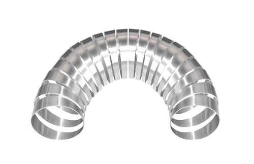 2" 6061 Aluminum 180 Degree Pie Cut Kit