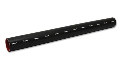 Vibrant 2711 Straight Hose Coupler, 2.5" I.D. x 36" long - Black