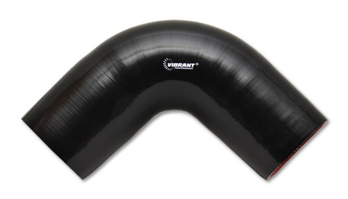 Vibrant 2741 90 Degree Elbow, 2.25" I.D. x 4" Leg Length - Black