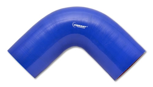 Vibrant 2747B 90 Degree Elbow, 3.25" I.D. x 3.5" Leg Length - Blue