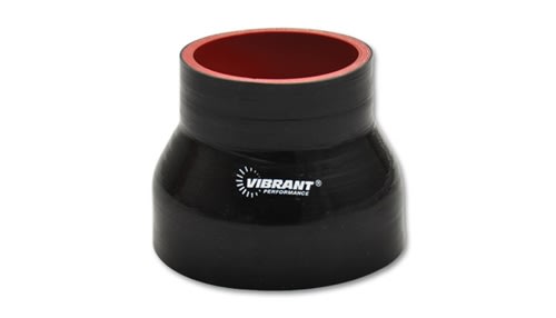 Vibrant 2767 Reducer Coupler, 1.75" I.D. x 2" I.D. x 3" long - Black