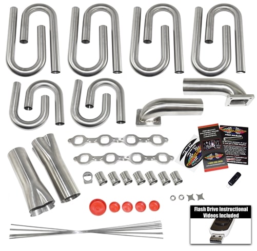 Small Block Ford- Windsor 205cc Renegade Custom Turbo Header Build Kit