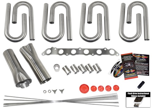 Toyota Supra 7M-GE Custom Header Build Kit