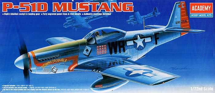 Academy #2132 1/72 P-51D Mustang