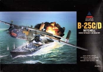 Accurate Miniatures  #3431 1/48 B-25C/D Mitchell "Dirty Dora"