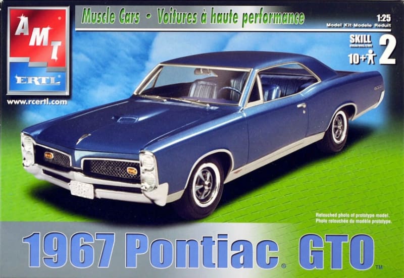 AMT #31764 1/25 1967 Pontiac GTO