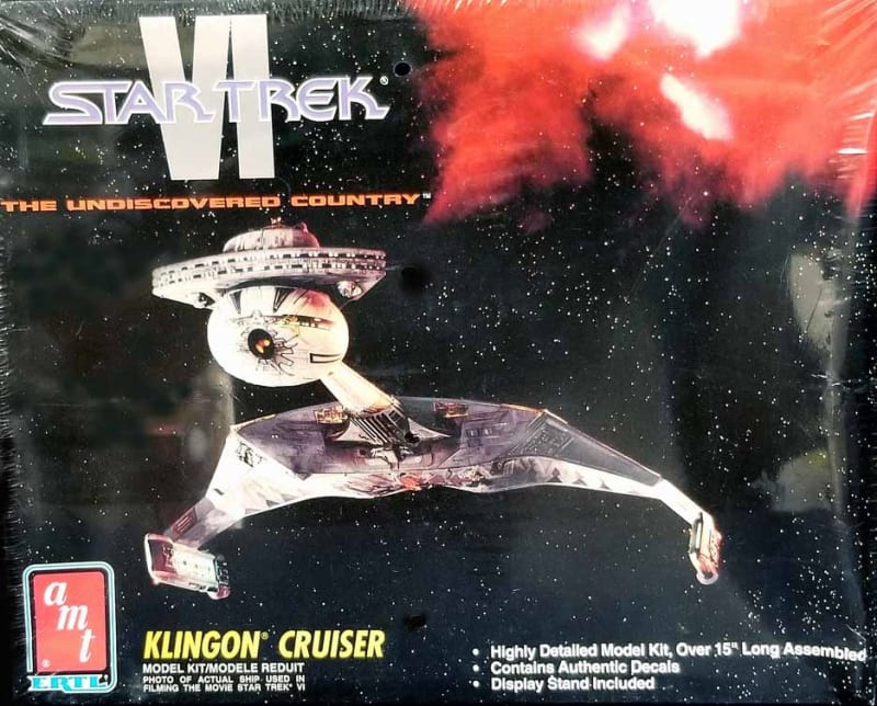 AMT #8229 Star Trek VI Undiscovered Country Klingon Cruiser