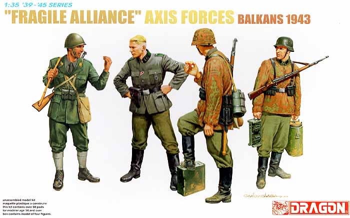 DML/Dragon #6563 1/35 "Fragile Alliance" Axis Forces Balkans 1943