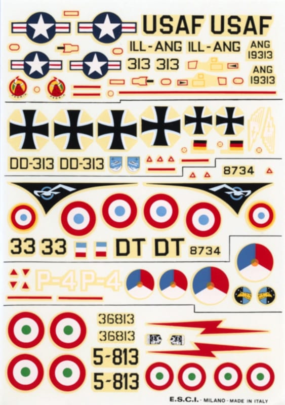 Esci #101 1/72 USA: F-84F Thunderstreak & RF-84F Thunderflash