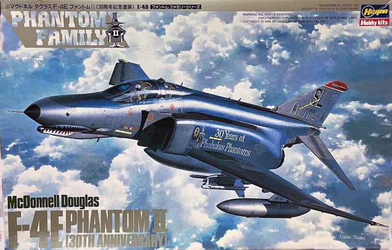 Hasegawa #P3 1/48 F-4E Phantom II 30th Anniversary