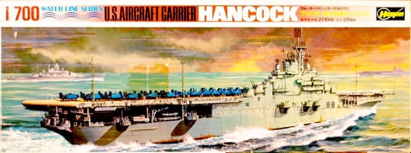Hasegawa #A113 1/700 U.S.S. Hancock (CV-19) Aircraft Carrier