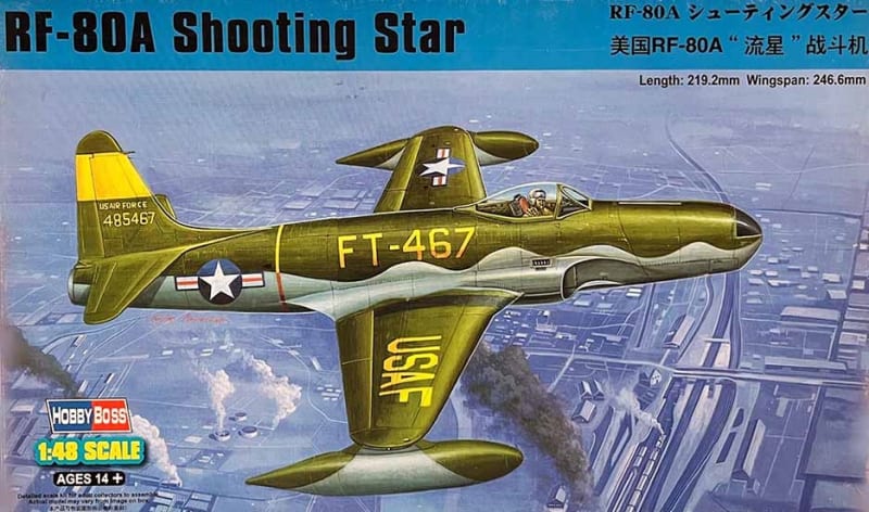 Hobby Boss #81724 1/48 RF-80A Shooting Star