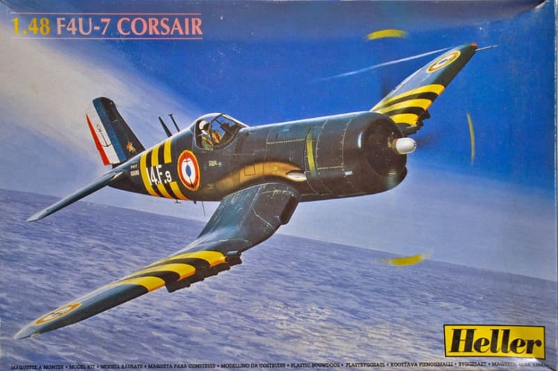 Heller 80415 1/48 F4U-7 Corsair - Suez