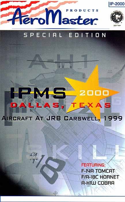IPMS USA 2000 National Convention Dallas, TX Decal Sheet