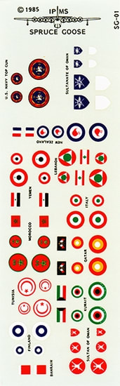IPMS USA 1/72 International Insignia Decal Sheet