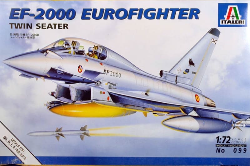 Italeri #099 1/72 EF-2000 Eurofighter Twin Seater