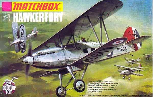 Matchbox #PK1 1/72 Hawker Fury