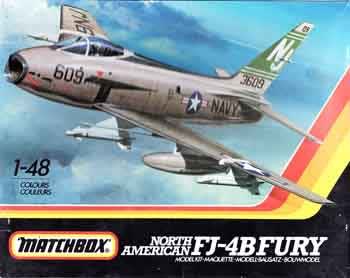Matchbox #PK652 1/48 North American FJ-4B Fury