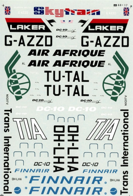 Microscale #44-17 1/144 DC-10 #3