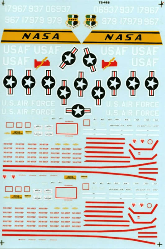 Microscale #72-465 SR-71 Blackbird - NASA
