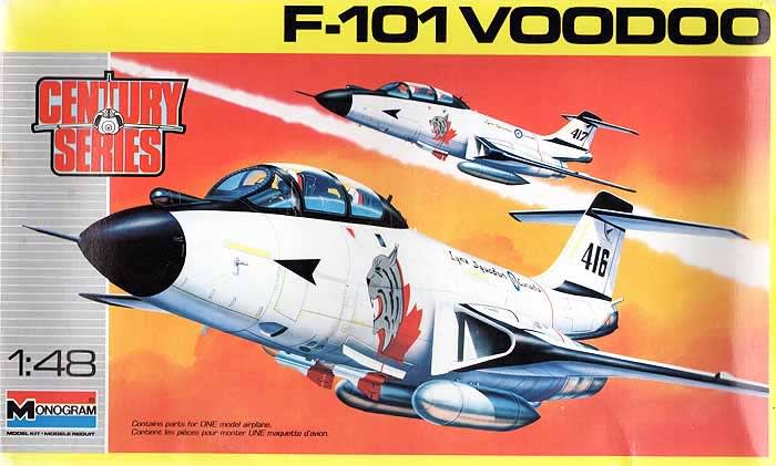 Monogram #5829 1/48 McDonnell F-101/CF-101B Voodoo Lynx Squadron