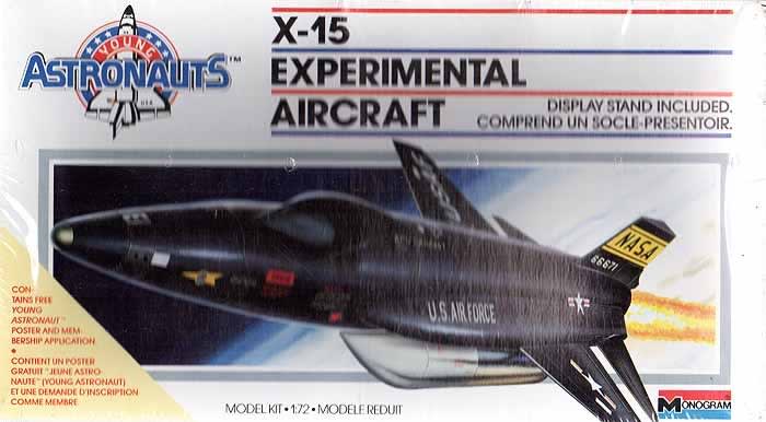 Monogram #5908 1/72 North American X-15 Experimental Aircraft