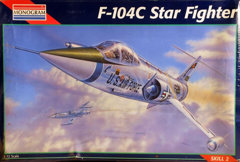 Monogram Jet Models Monogram #85-5240 1/72 F-104C Starfighter