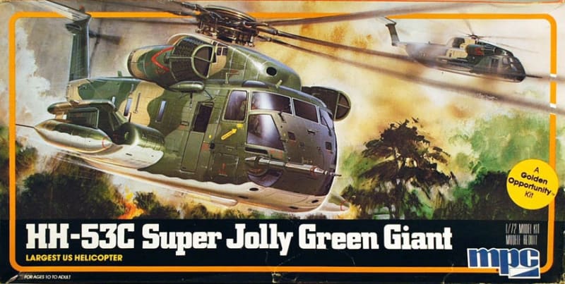 MPC #4401 1/72 HH-53C Super Jolly Green Giant1