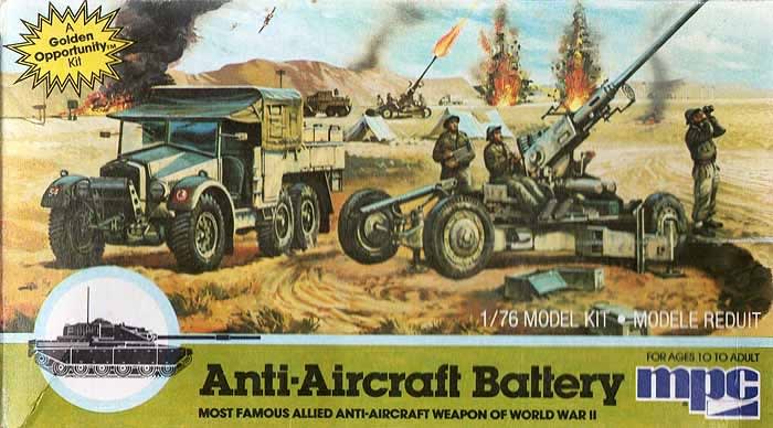 MPC #6209 1/72 Bofors Anti Aircraft Battery