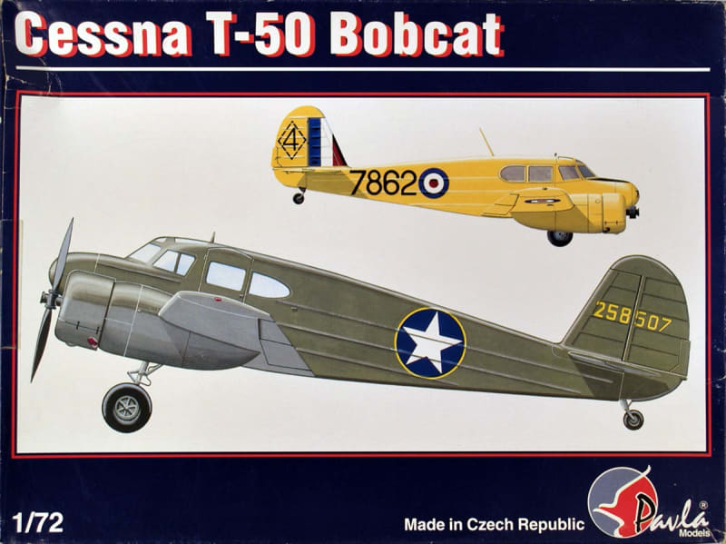 Pavla Models multi media scale model kit of military liaison plane, JRC-1 / T-50 Bamboo Bomber
