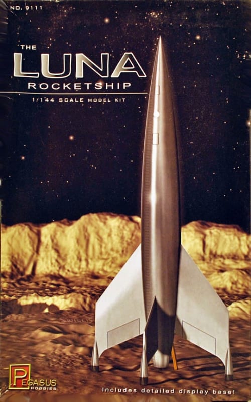 Pegasus Hobbies #9111 1/144 Luna Rocketship 'Destination Moon'