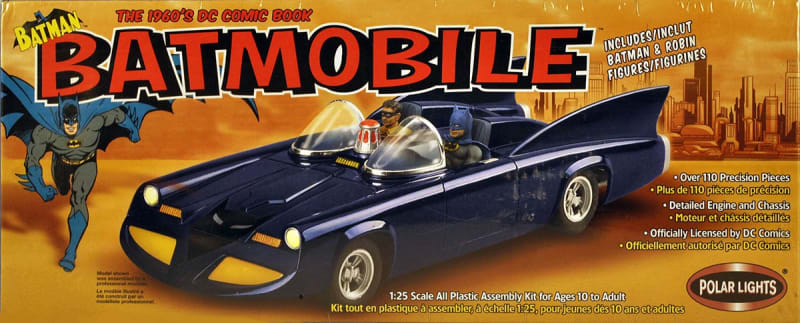Batmobile 1966 POLAR LIGHTS 920 1/25ème maquette char promo