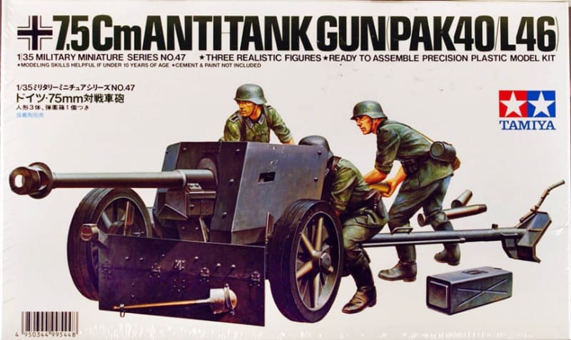 German 75-mm Antitank Gun—7.5-cm Pak 40, WWII Tactical and