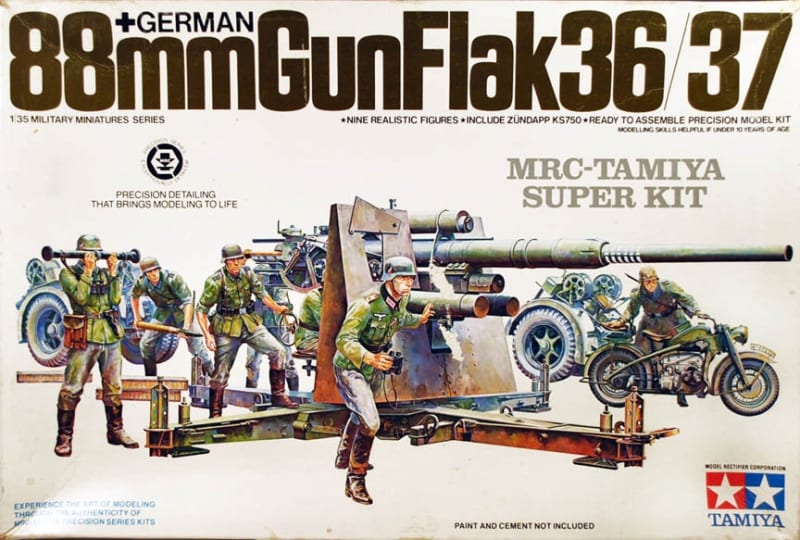 Tamiya_MM117_88mm_Flak_Gun_36_37_figures