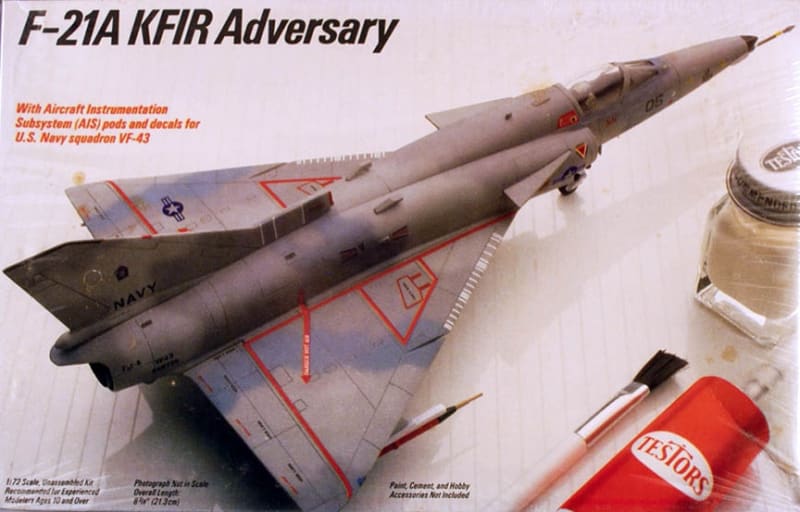 Testors #630 1/72  F-21A Kfir Adversary